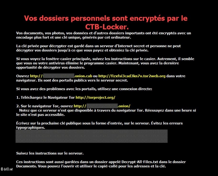 CBT Locker ou Crypto Locker